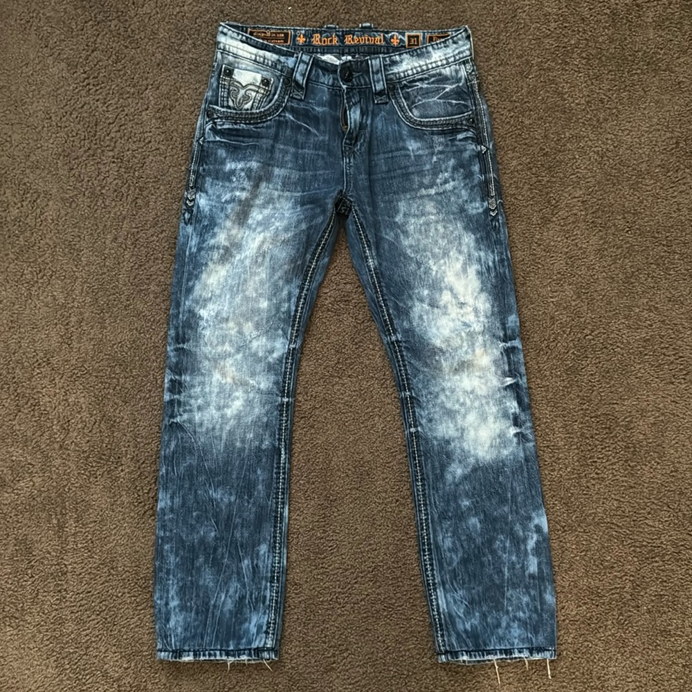 Men’s Acid Wash Rock Revival